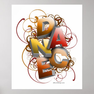 dans 3D (nedgång) Poster
