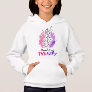 Dans är min terapi Dansare Vattenfärg Design T Shirt