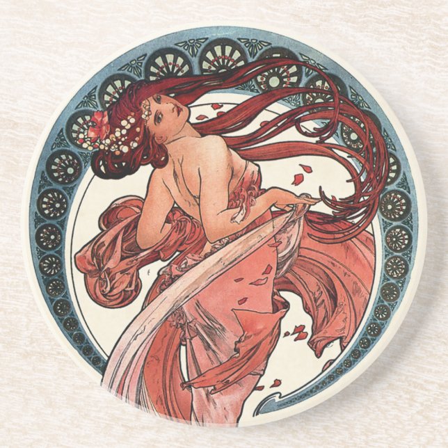 Dans av Alfons Mucha 1898 Underlägg (Framsidan)