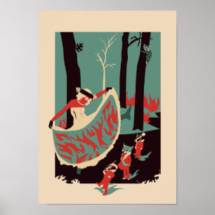 Dans av avfyra Fae. Poster