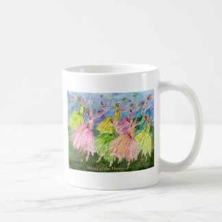 Dans av blommorna kaffemugg