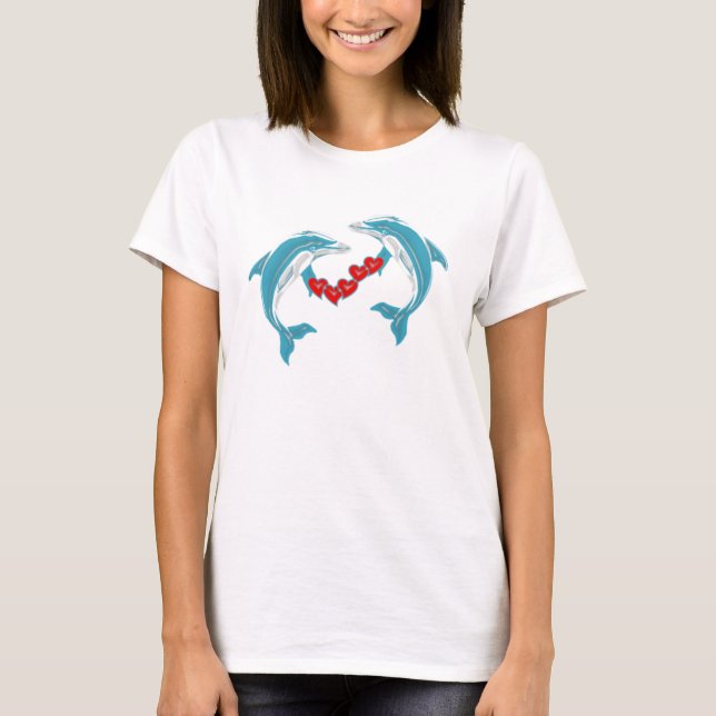Dans av delfinerna t-shirt (Framsida)