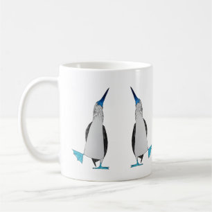 Dans av den Footed Boobymuggen för blått Kaffemugg