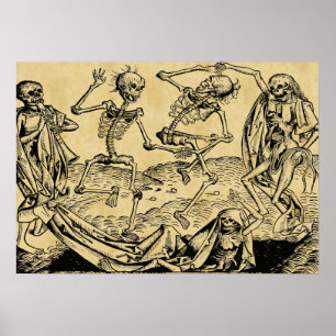 Dans av död av Michael Wolgemut 1493 Poster