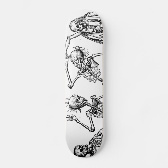 Dans av död av Michael Wolgemut 1493 Skateboard Bräda 20 Cm (Framsida)