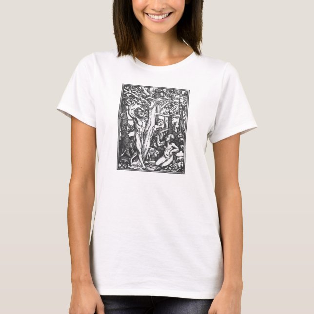 Dans av död | Tempation och nedgången Tee Shirt (Framsida)