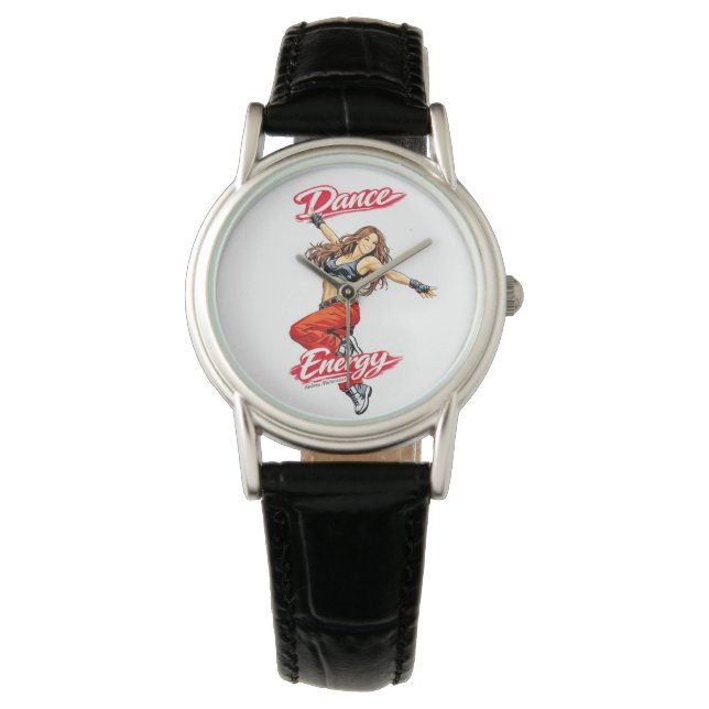 Dans av energi och frihet armbandsur (Framsida)
