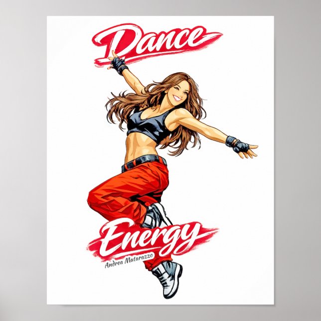 Dans av energi och frihet poster (Framsidan)