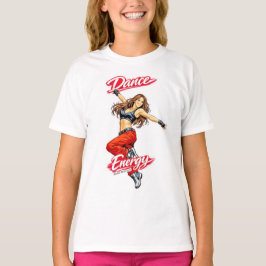 Dans av energi och frihet t shirt