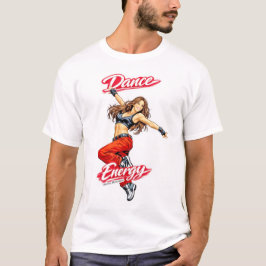 Dans av energi och frihet t shirt