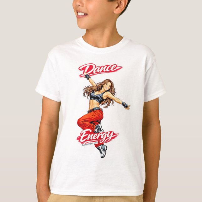 Dans av energi och frihet t shirt (Framsida)