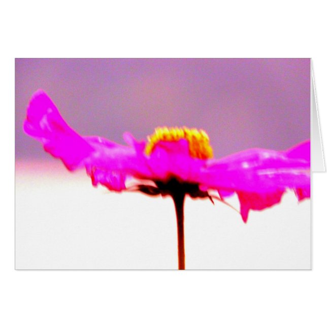 Dans av kosmoskortet hälsningskort (Framsidan Horizontal)