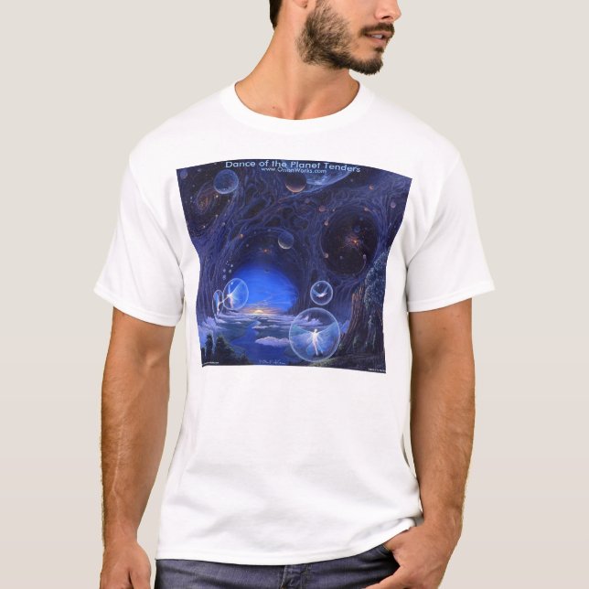 Dans av planetanbuden t-shirt (Framsida)