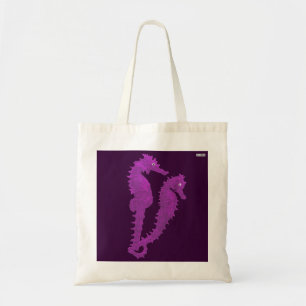 Dans av seahorsesna (lilor) tygkasse