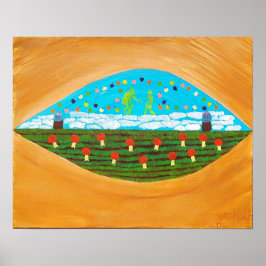 dans bland fallande körsbär poster