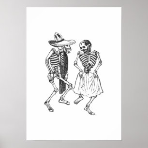 Dans Calaveras Posada Poster