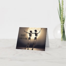 dans död födelsedagskort kort