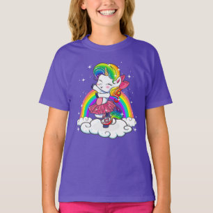 Dans för balettUnicornBallerina T Shirt