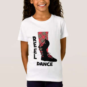 Dans för land för rulldans Themed skotsk T Shirt