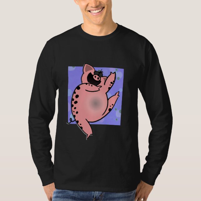 Dans-gris T-shirt (Framsida)