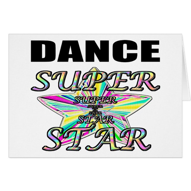 dans hälsningskort (Framsidan Horizontal)