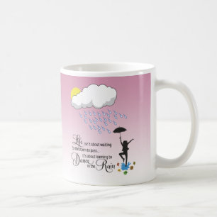 Dans i regna kaffemugg