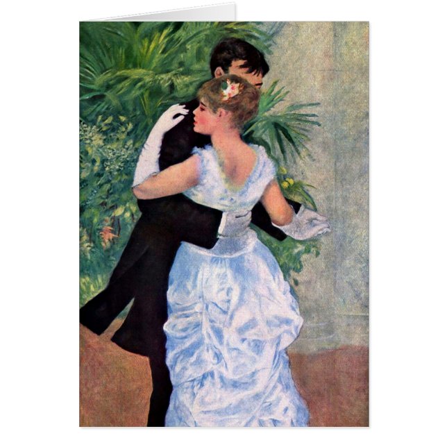 "Dans i staden", Hälsningskort (Framsidan)