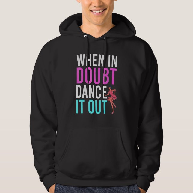 Dans koreograf dansinstruktör danslärare hoodie (Framsida)