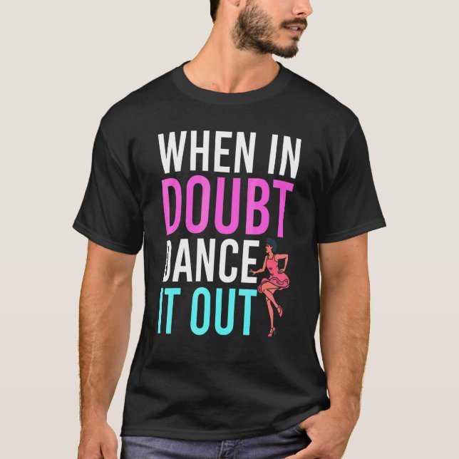 Dans koreograf dansinstruktör danslärare t shirt (Framsida)