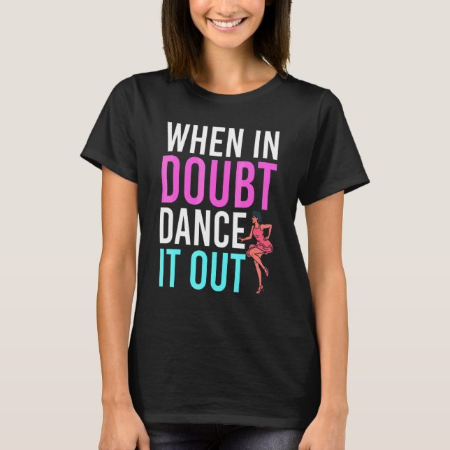 Dans koreograf dansinstruktör danslärare t shirt (Framsida)