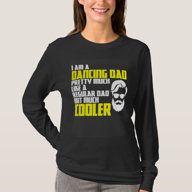 Dans kväll danspartner outfit far s dag sa t shirt (Framsida)