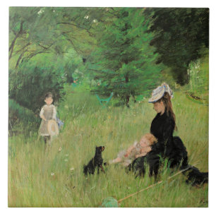 Dans le Parc av Berthe Kakelplatta