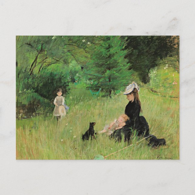 Dans le Parc av Berthe Morisot Vykort (Framsida)