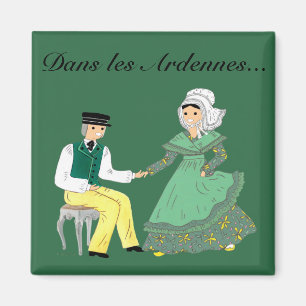 Dans les Ardennes, Frankrike Magnet