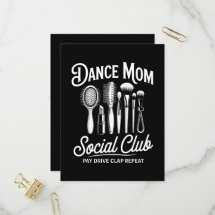 Dans Mammas Sociala Klubb Mamma Inbjudan Vykort