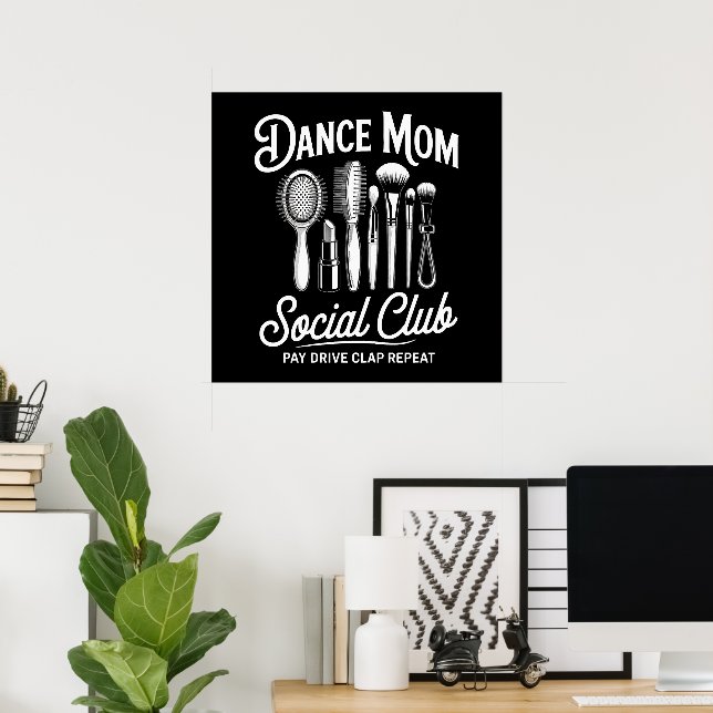 Dans Mammas Sociala Klubb Mamma Poster (Hemmakontoret)