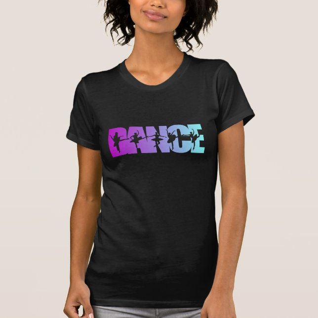 Dans med dansarefärger t-shirt (Framsida)