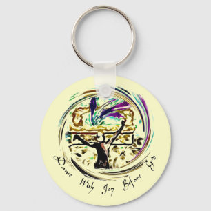 Dans med glädje Keychain Nyckelring