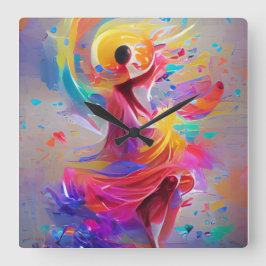 Dans of Joy Watch Fyrkantig Klocka