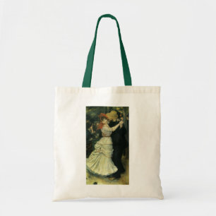 Dans på Bougival av Pierre Renoir, Vintage Art Tygkasse