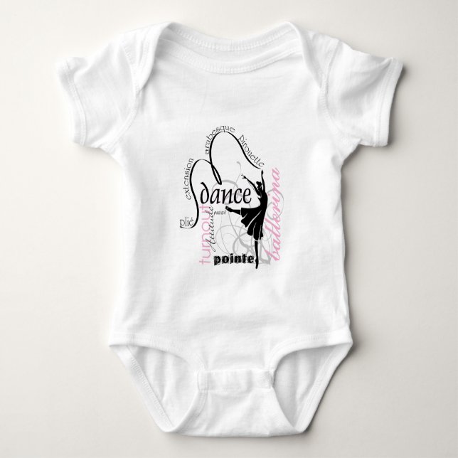 Dans på Pointe T-shirt (Framsida)