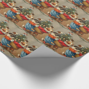 Dans runt om julgranen presentpapper