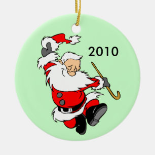 Dans Santa 2010 Julgransprydnad Keramik