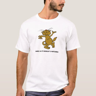 Dans som om inget hålla ögonen på tee shirt