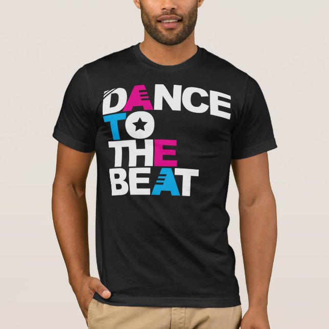 Dans till takten tee shirt (Framsida)