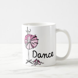 Dansa Balettdansare 2-sidig mugg