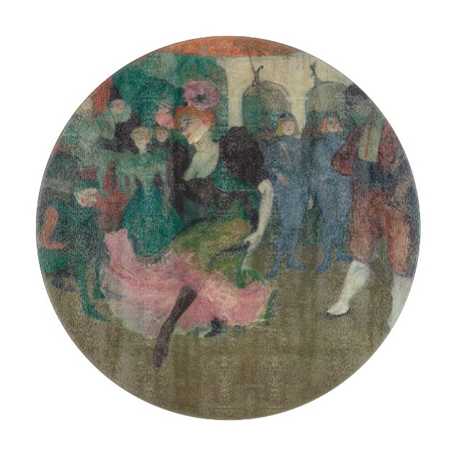 Dansa Bolero-Toulouse-Lautrec-målning (Framsidan)