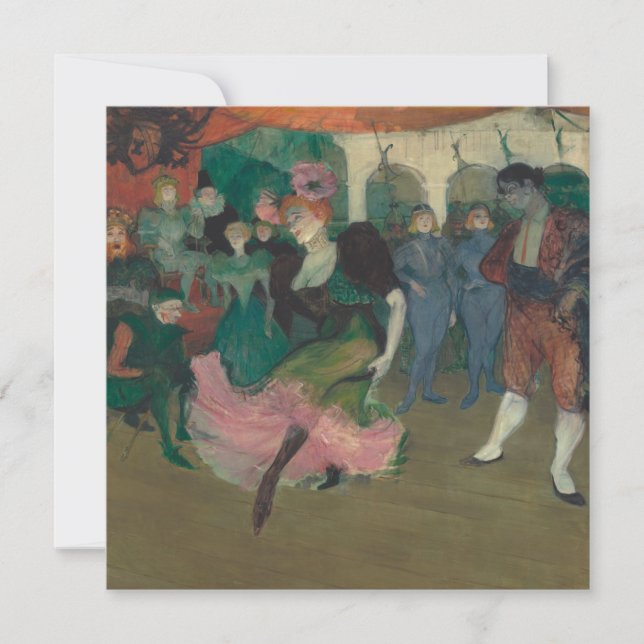 Dansa Bolero-Toulouse-Lautrec-målning (Framsida)