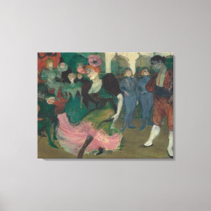 Dansa Bolero-Toulouse-Lautrec-målning Canvastryck