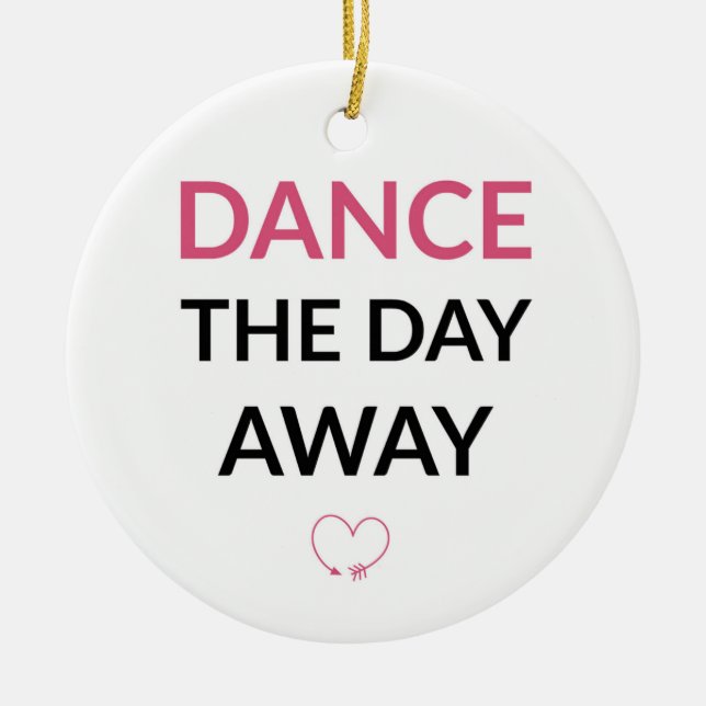 Dansa den Away dagen Julgransprydnad Keramik (Framsidan)
